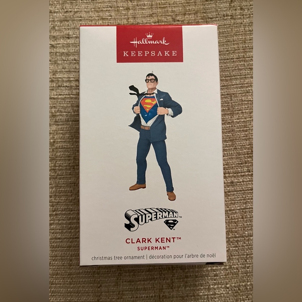 NIB Hallmark 2024 Superman Clark Kent Ornament